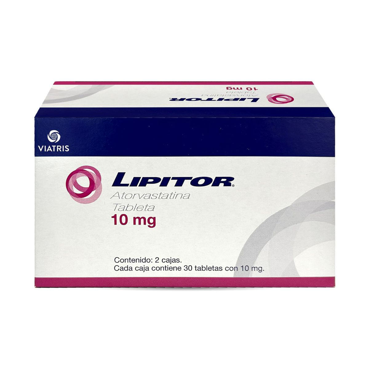 Lipitor 10 Mg 30 Tabletas 2 Cajas
