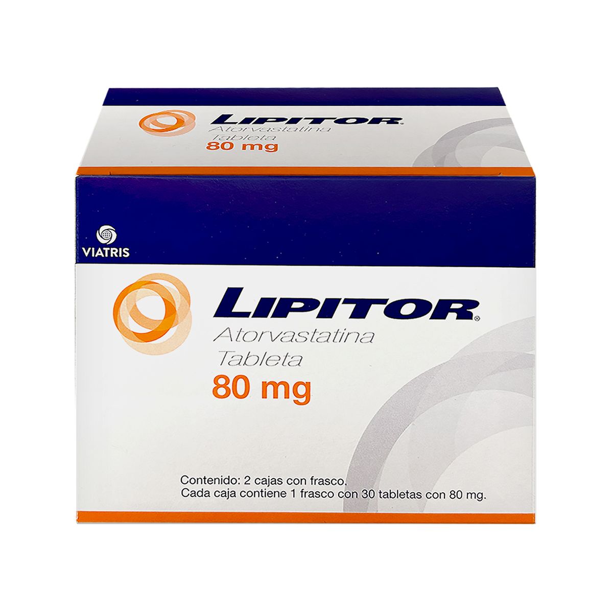 Lipitor  2 Cajas De 80 mg Con 30 Tabletas