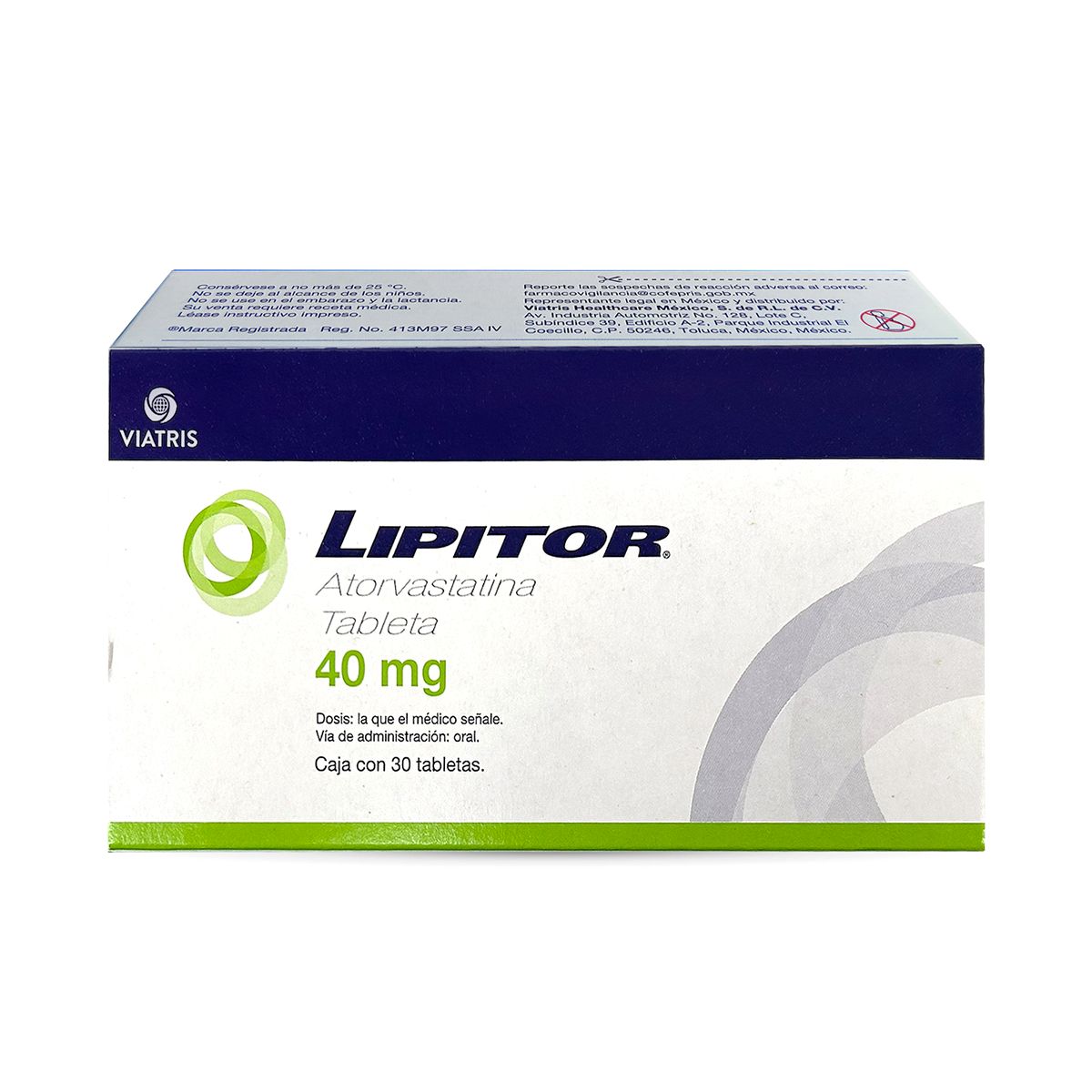 Lipitor Caja Con 30 Tabletas De 40 mg
