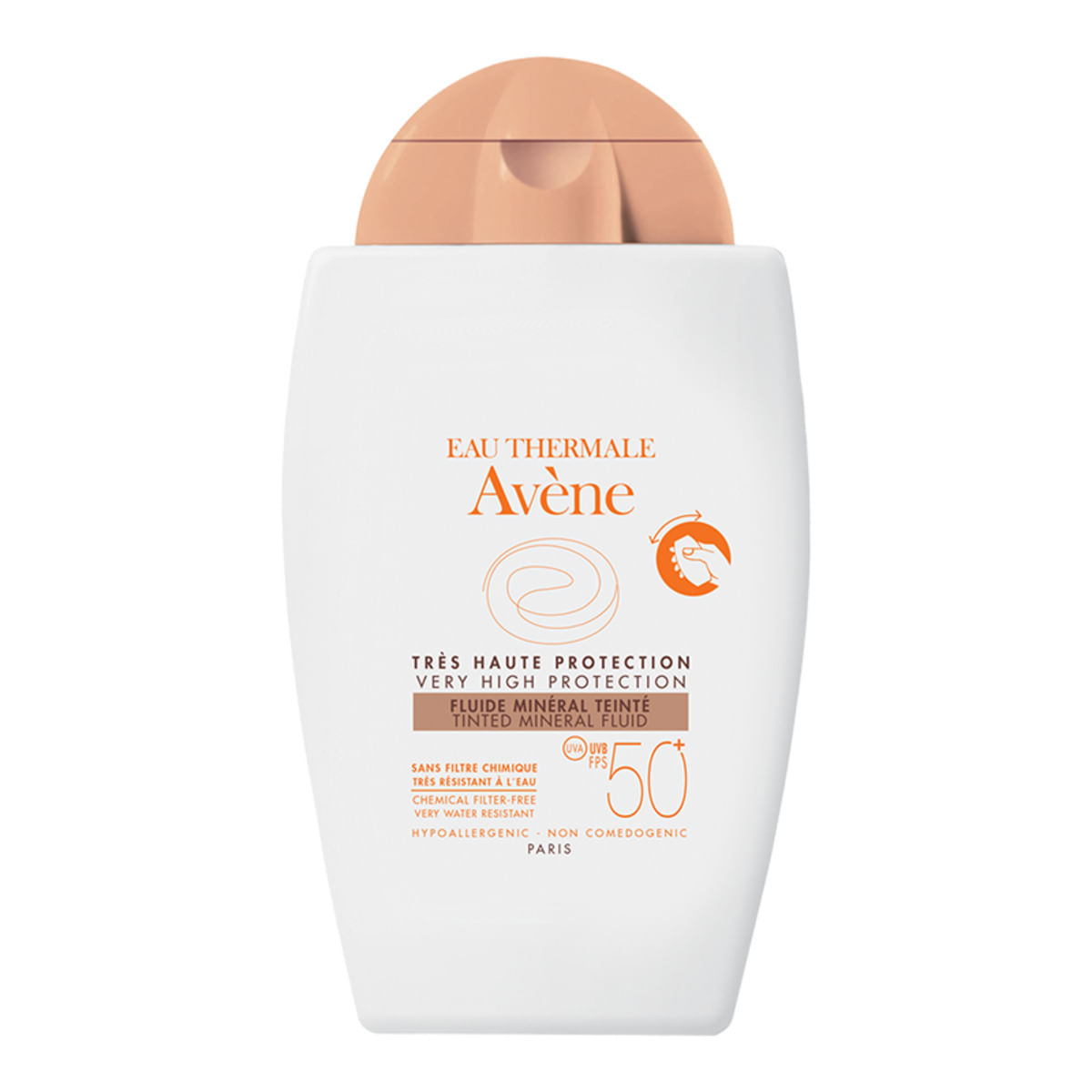 Avene Bloqueador Solar FPS50+ Fluido Con Tinte 40 ml
