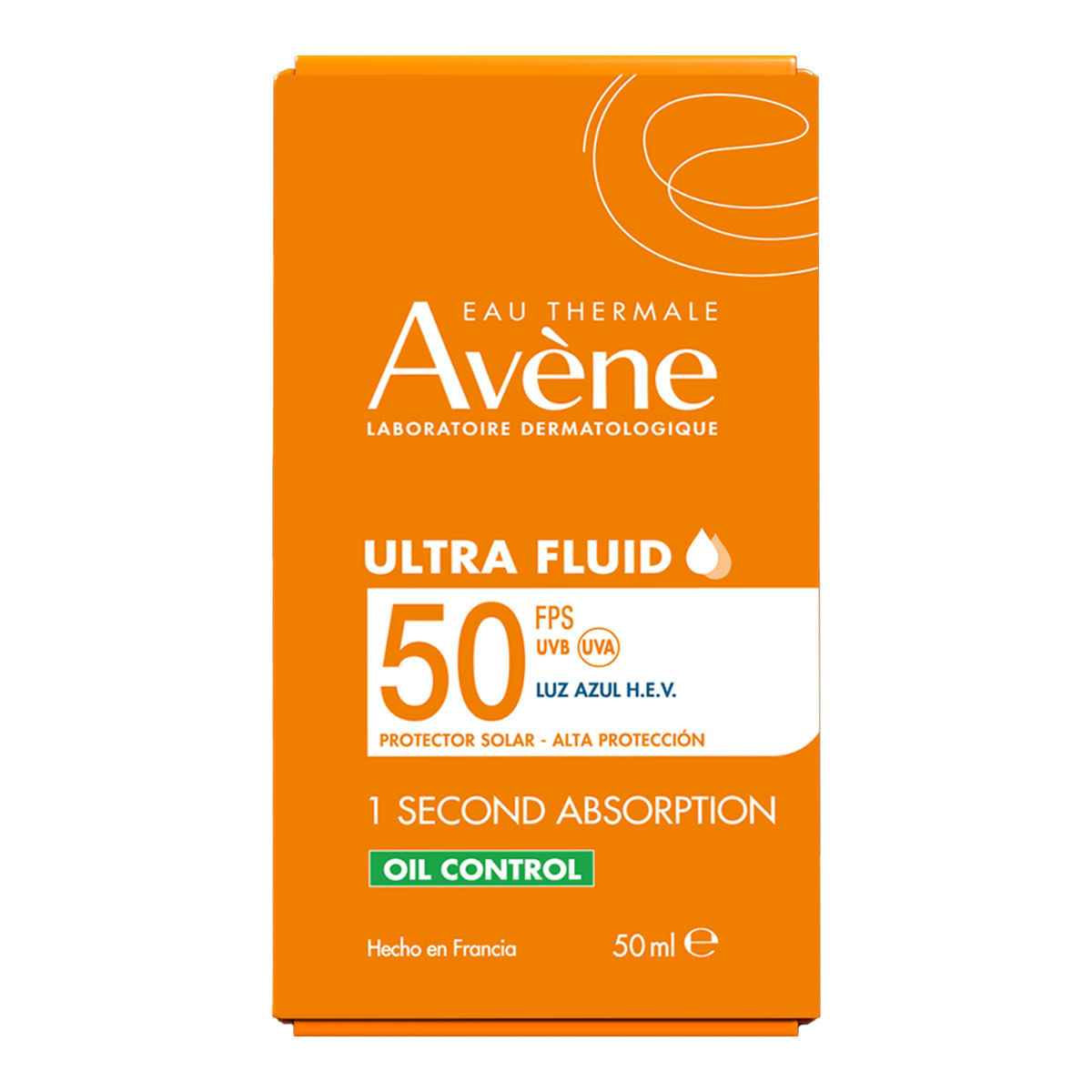 Avène Ultra Fluid Oil Control Invisible Protector Solar Facial FPS 50 50ml