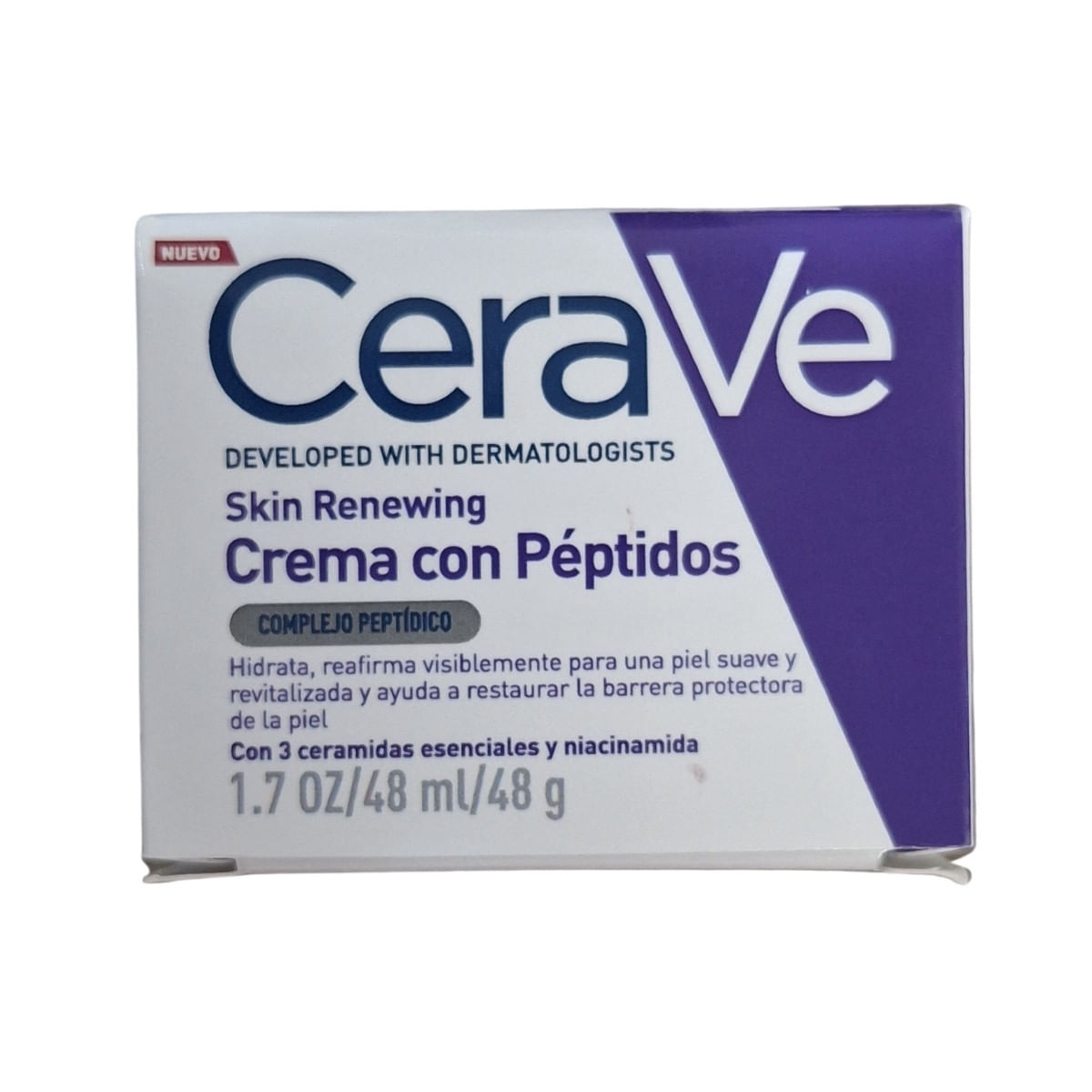 CeraVe Skin Renewing - Crema de Noche con Péptidos 48g