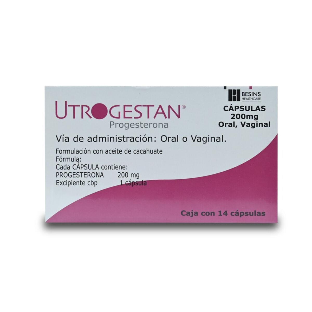 UTROGESTAN 200 MG 14 CAPS 2PACK