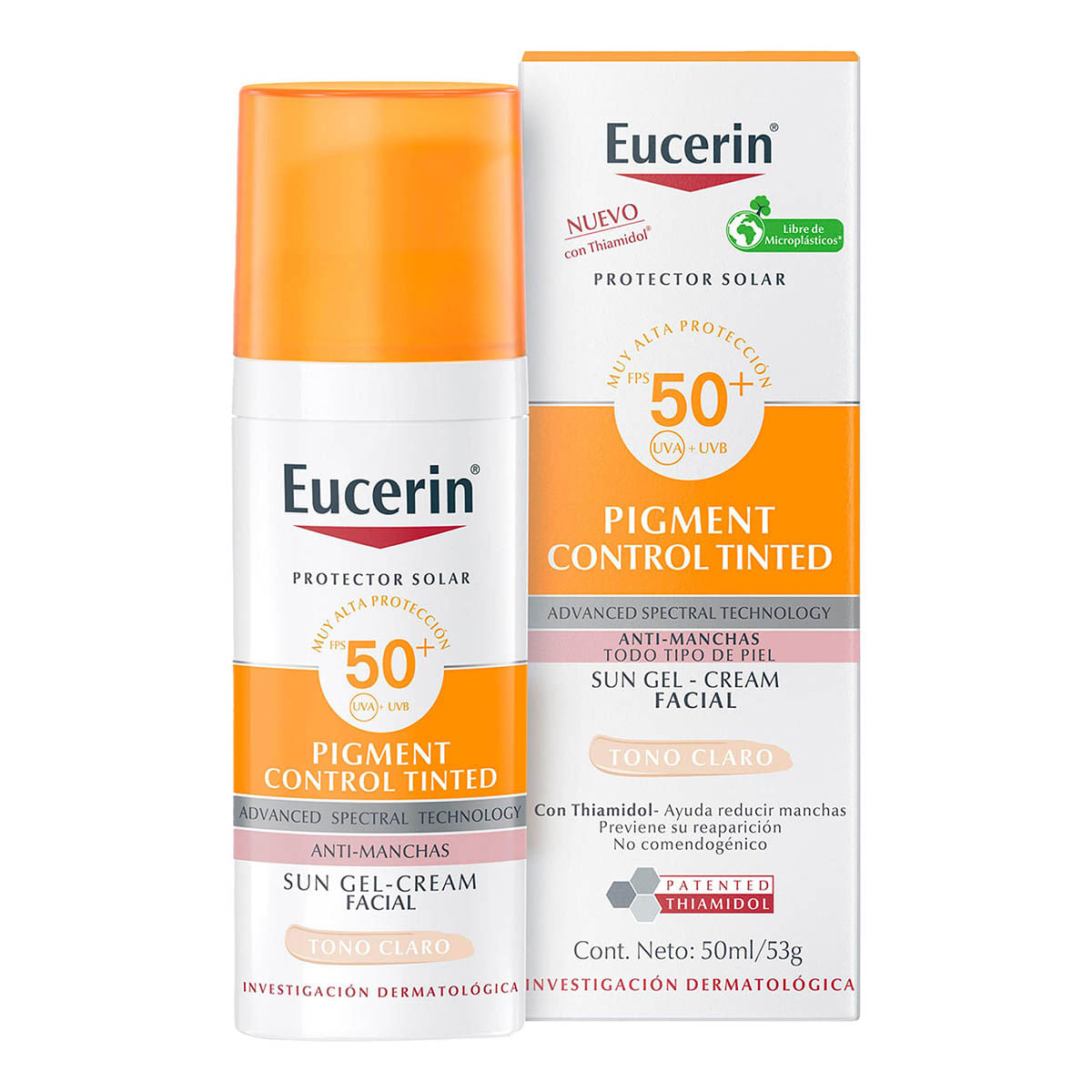 BLOQ EUCERIN T-CLARO FPS 50+ 50ML