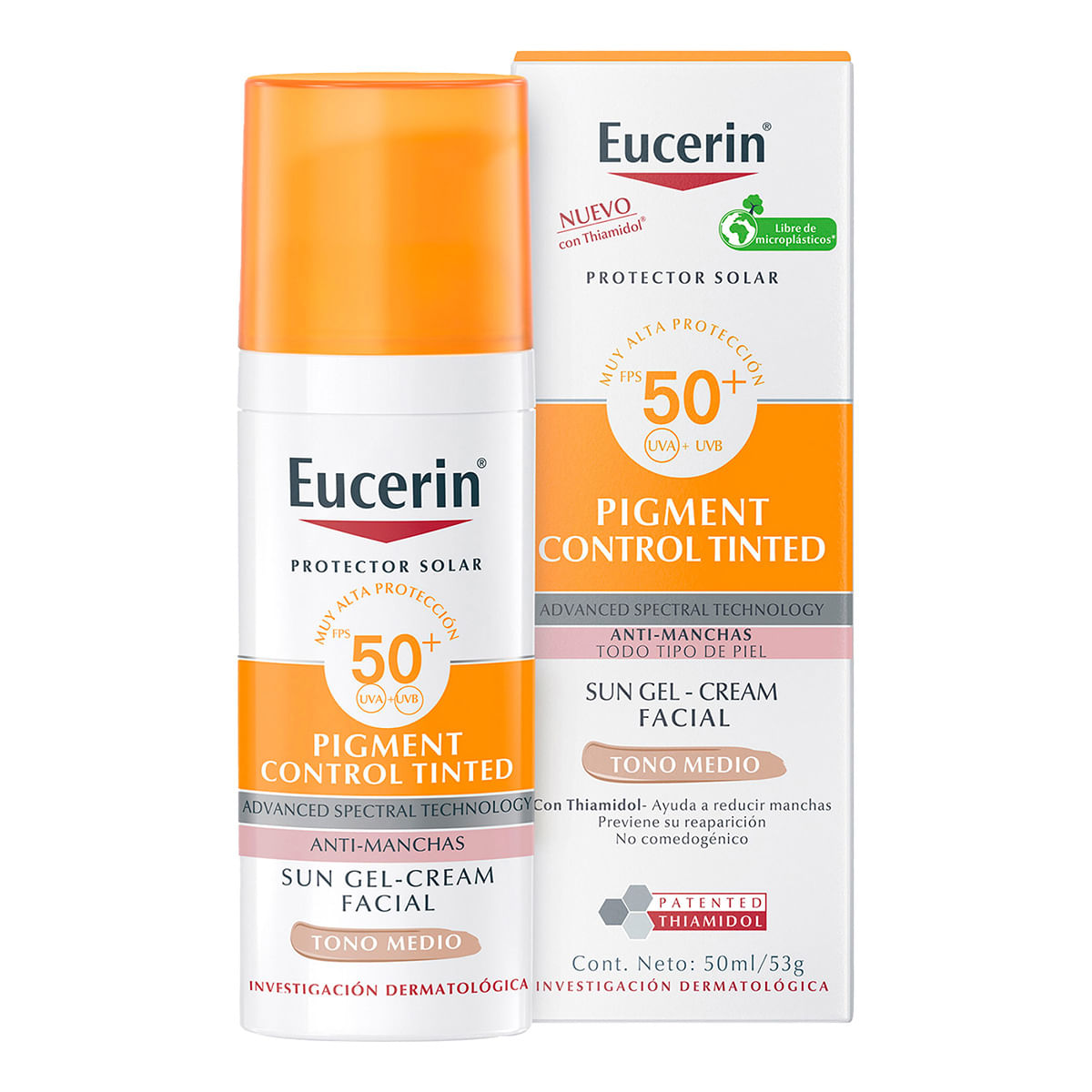 BLOQ EUCERIN T-MEDIO FPS 50+ 50ML
