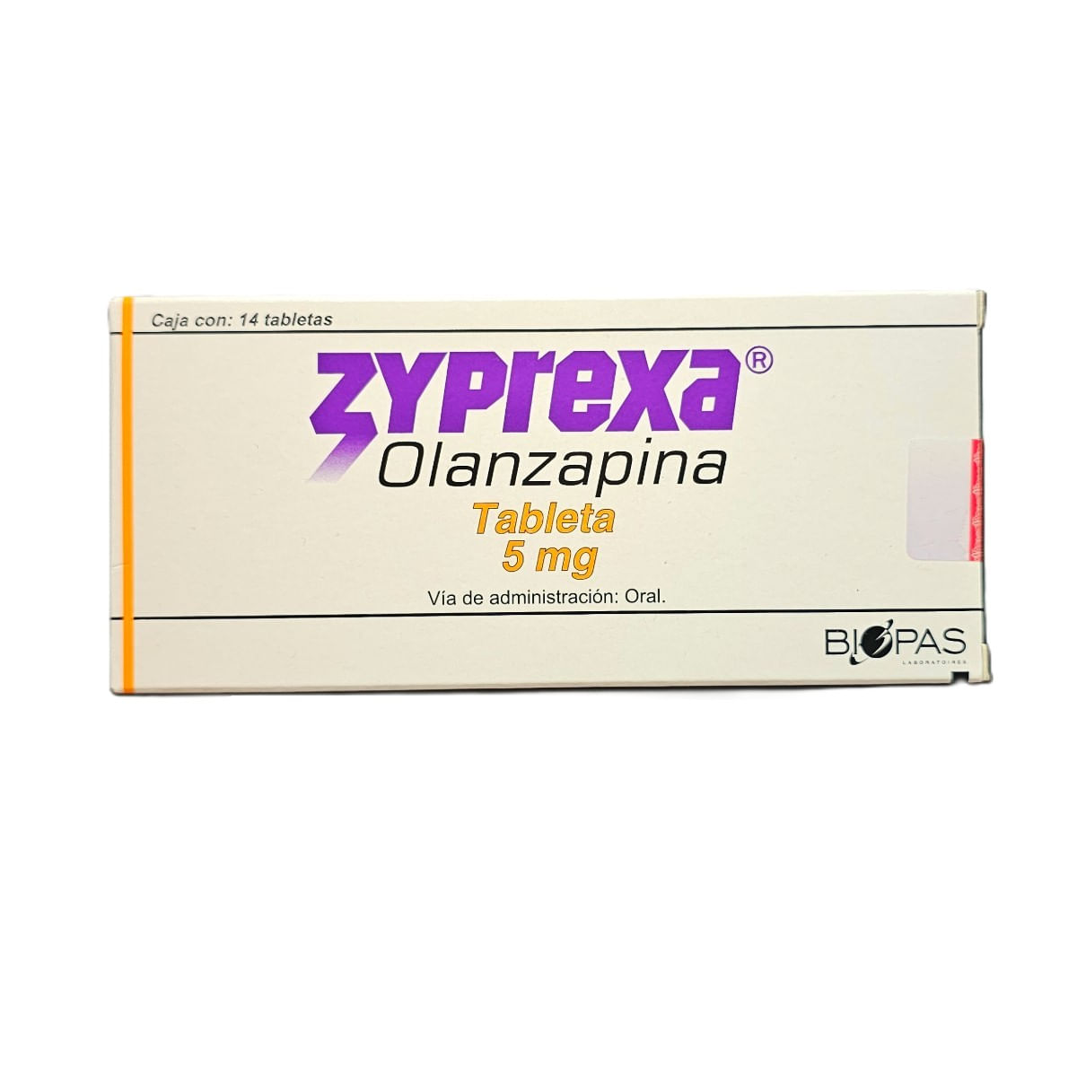 Zyprexa 5 mg 14 Tabletas