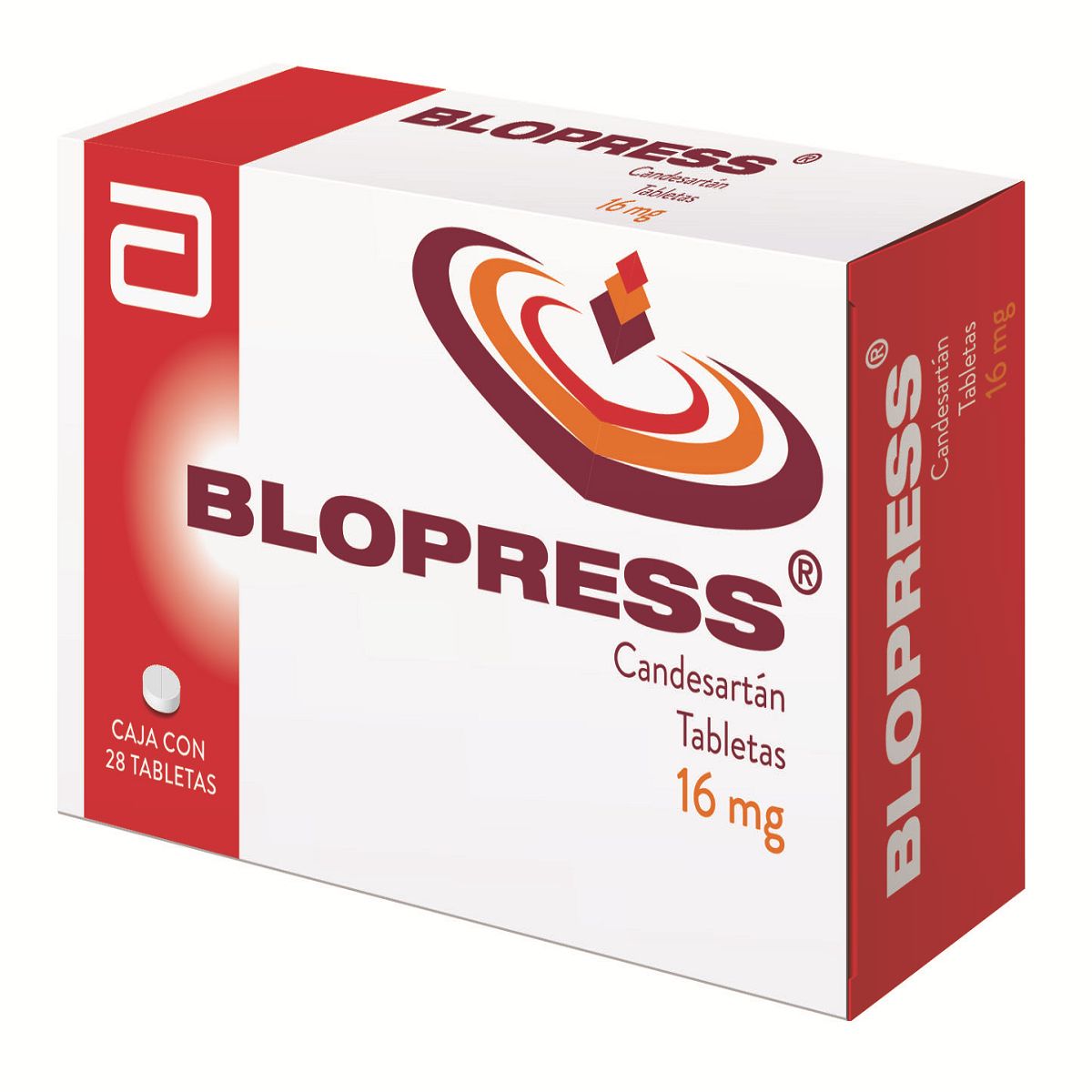 BLOPRESS 16 MG 28 TAB