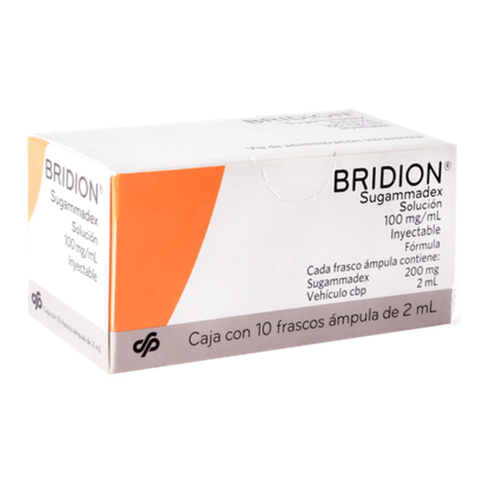BRIDION 100MG AMP 10X2ML