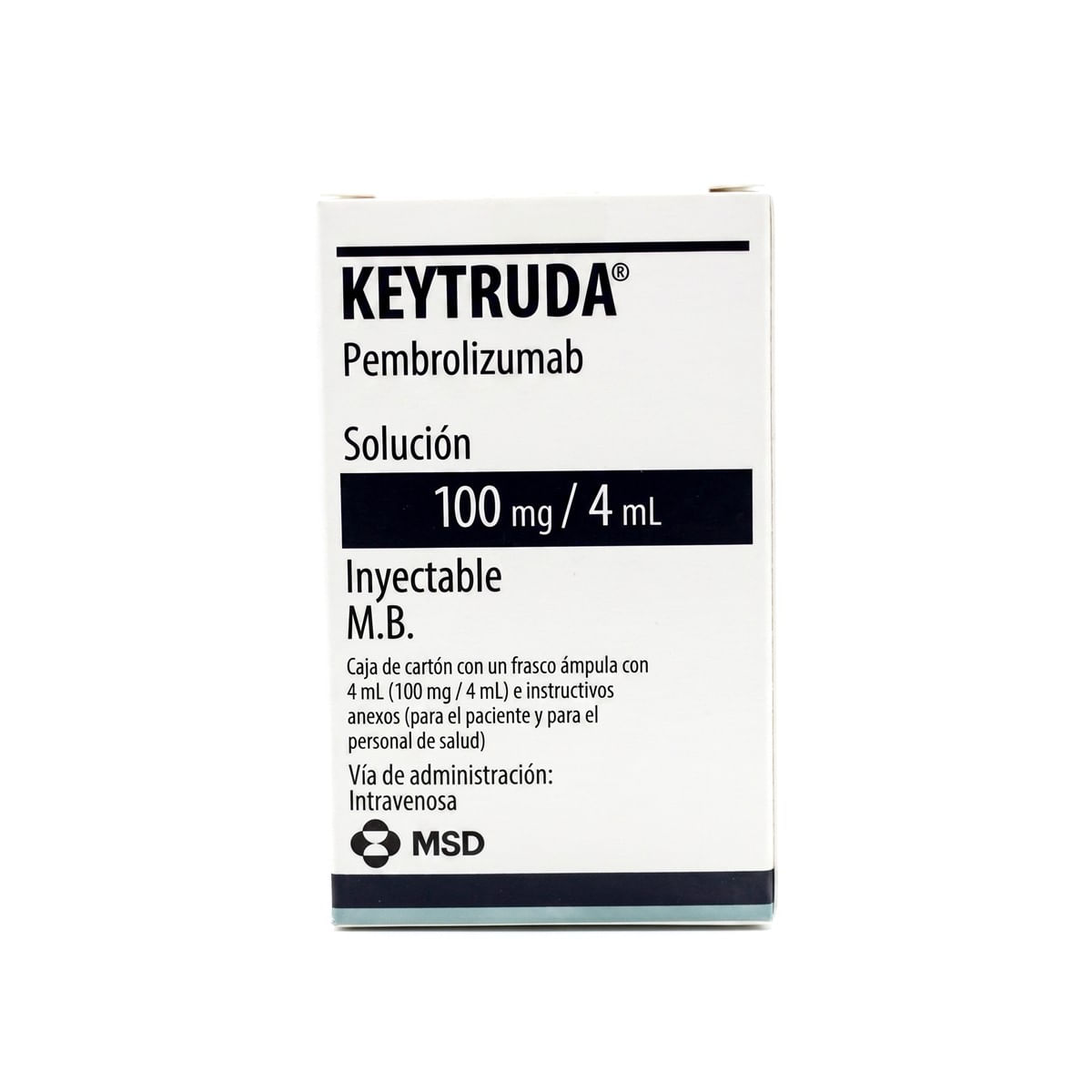 Keytruda 100 mg/4 ml Solución Inyectable Frasco Ámpula