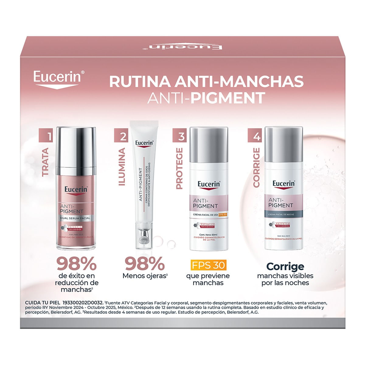 Pack Eucerin Rutina Antimanchas + 2 Travel Size De Regalo