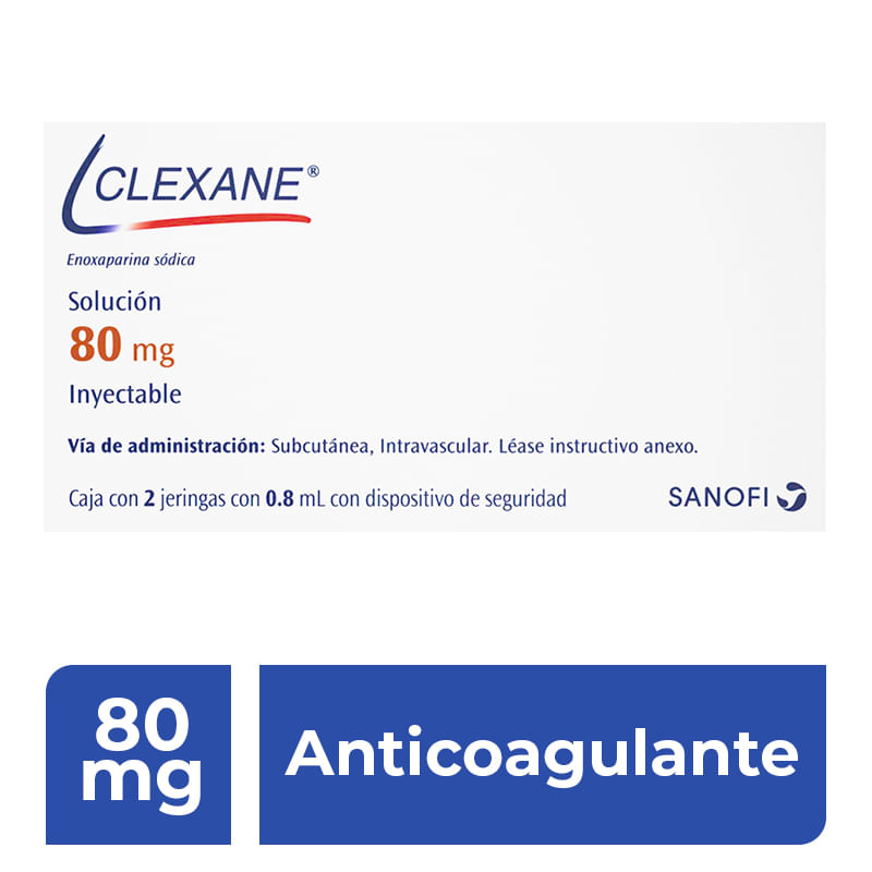 CLEXANE 80MG SOL INY 2X0.8ML JGAS