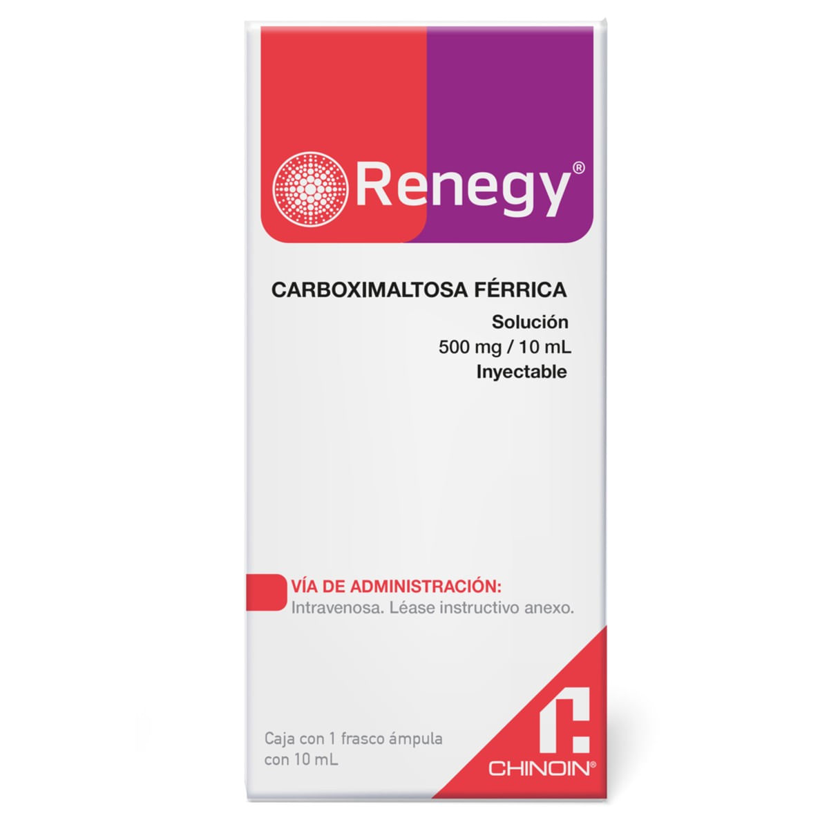 RENEGY 500 MG SOL INY 10ML AMP