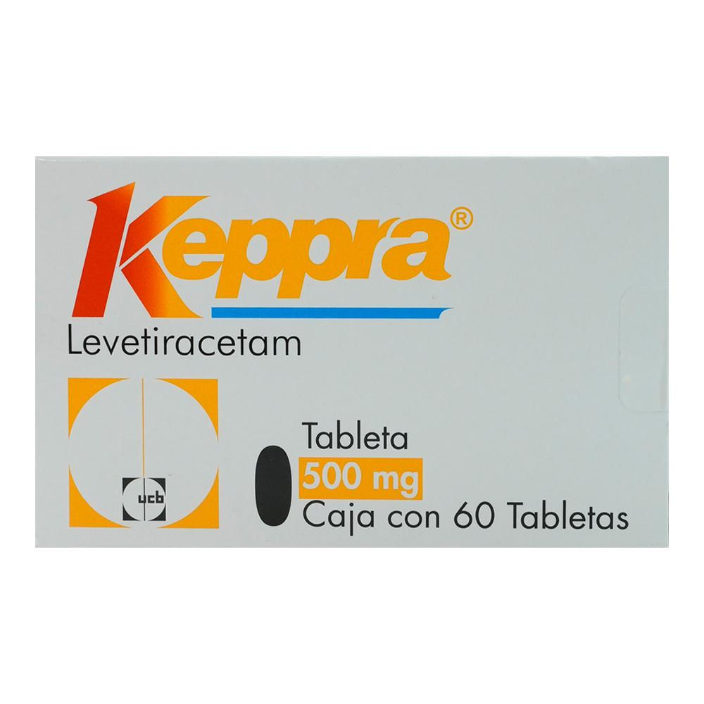 Keppra 500 mg 60 Tabletas