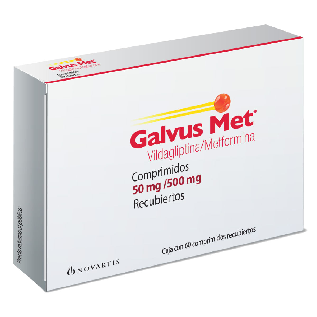 Galvus-Met 50/500 Mg 60 Comprimidos Recubiertos