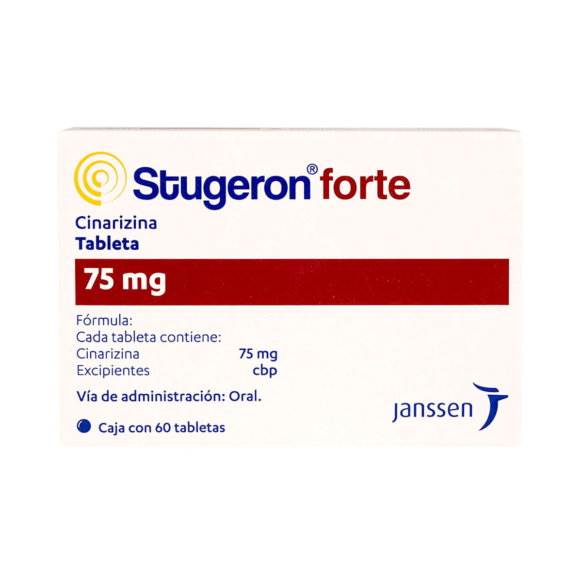 STUGERON FORTE 75MG 60 TAB
