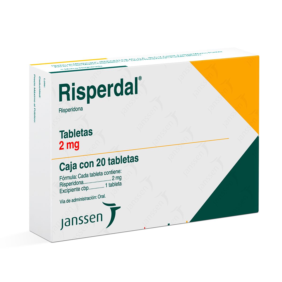 RISPERDAL 2MG 20 TAB