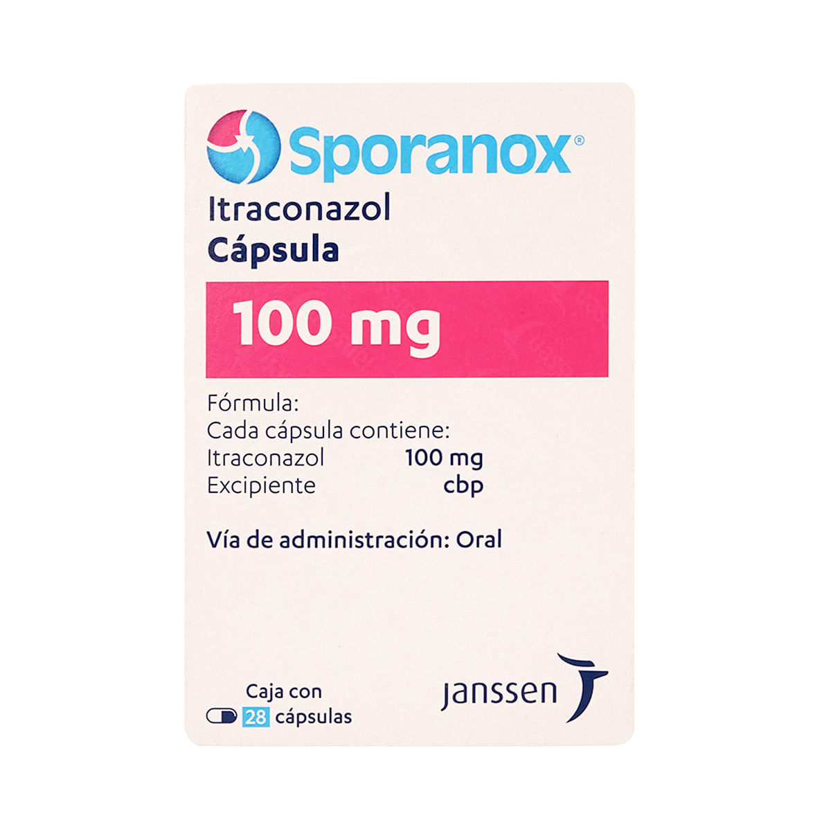 SPORANOX PULSO 100 MG 28 CAPS