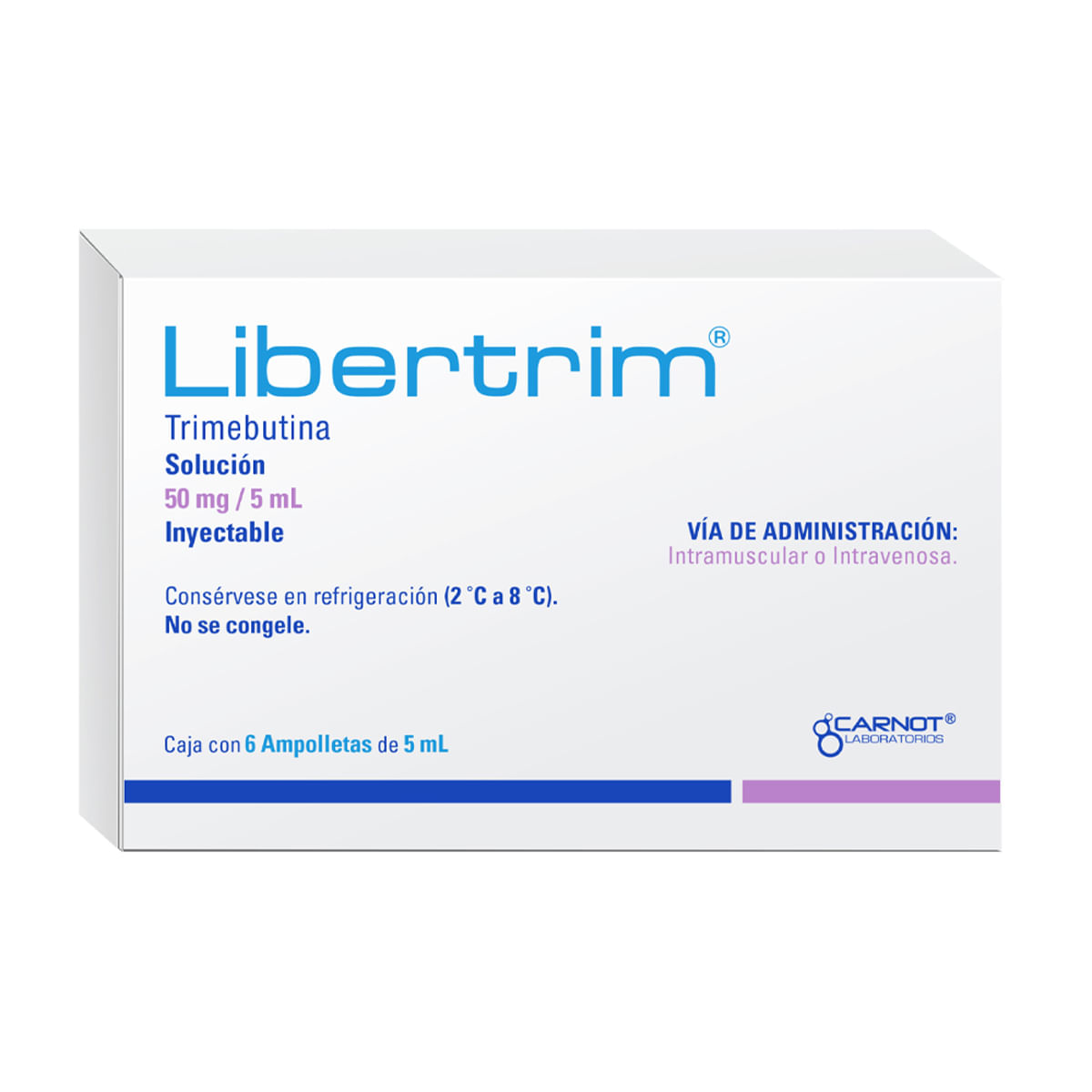 LIBERTRIM 50 MG AMP 6X5 ML