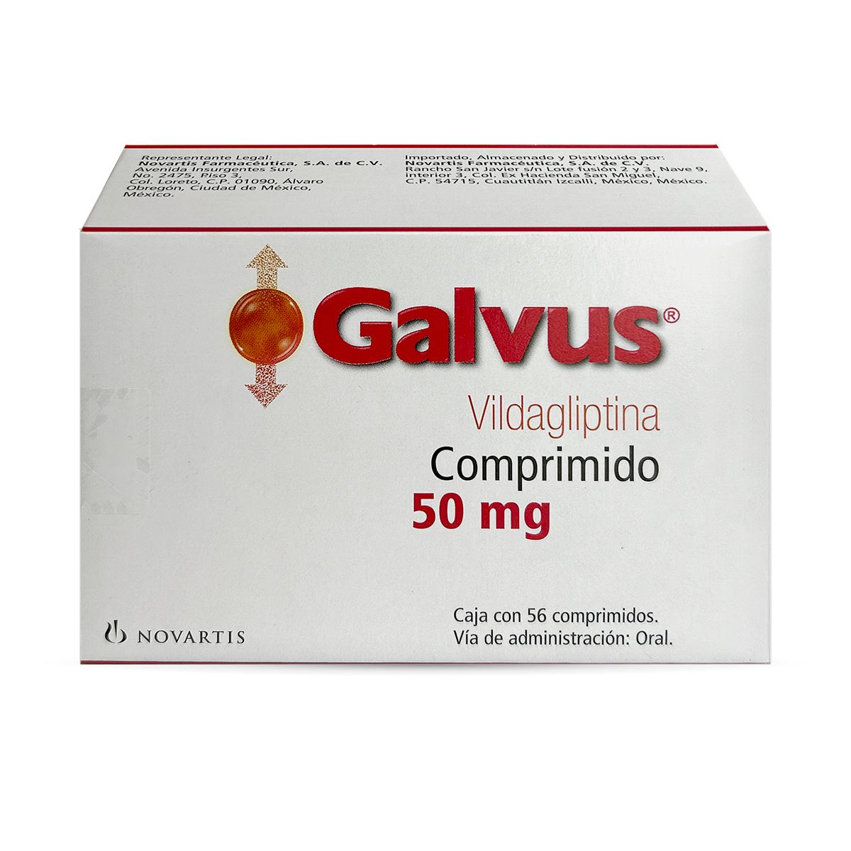 GALVUS 50 MG 56 CPR