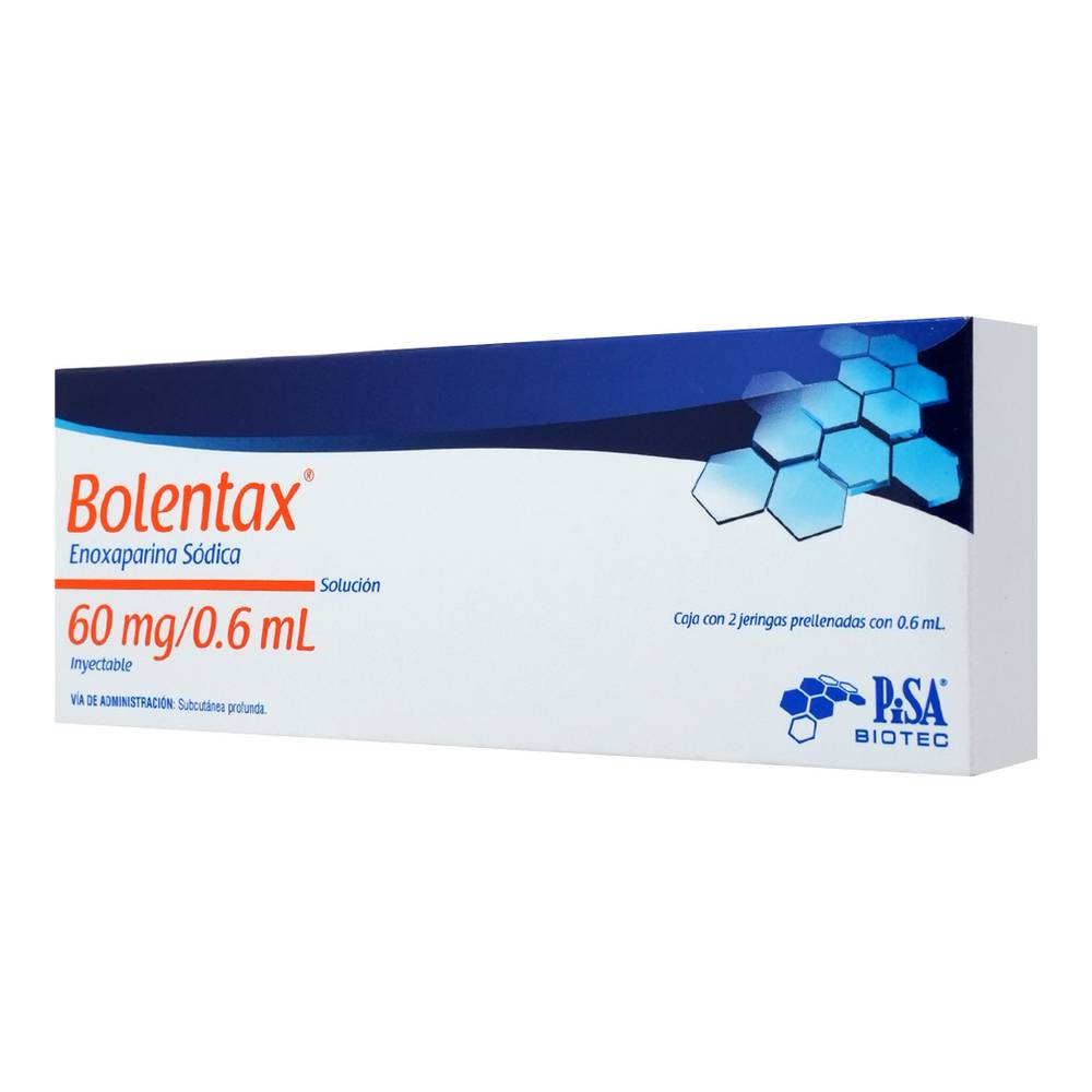 Bolentax 60 Mg/0.6 Ml 2 Jeringas Prellenadas