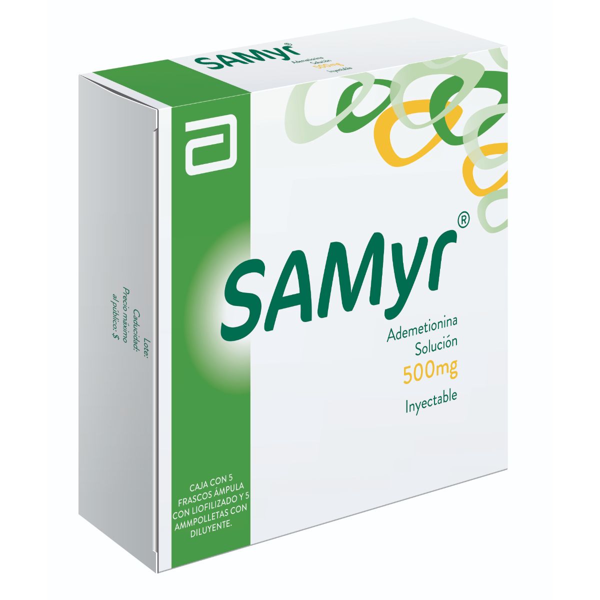 SAMYR 500 MG AMP 5X5 ML