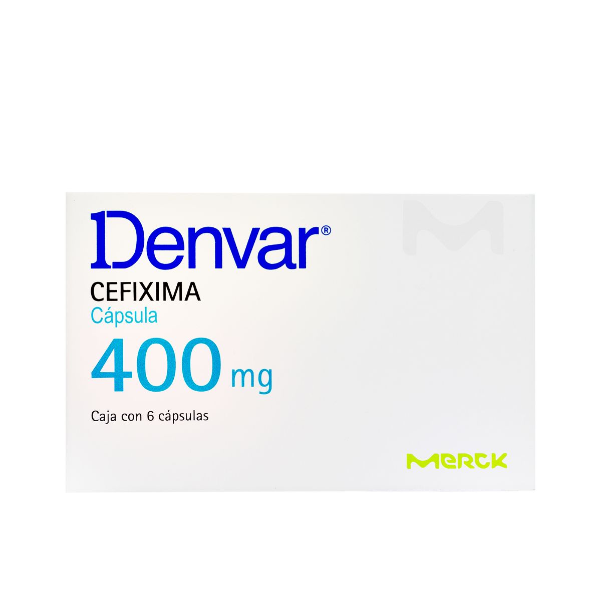 DENVAR 400 MG 6 CAPS