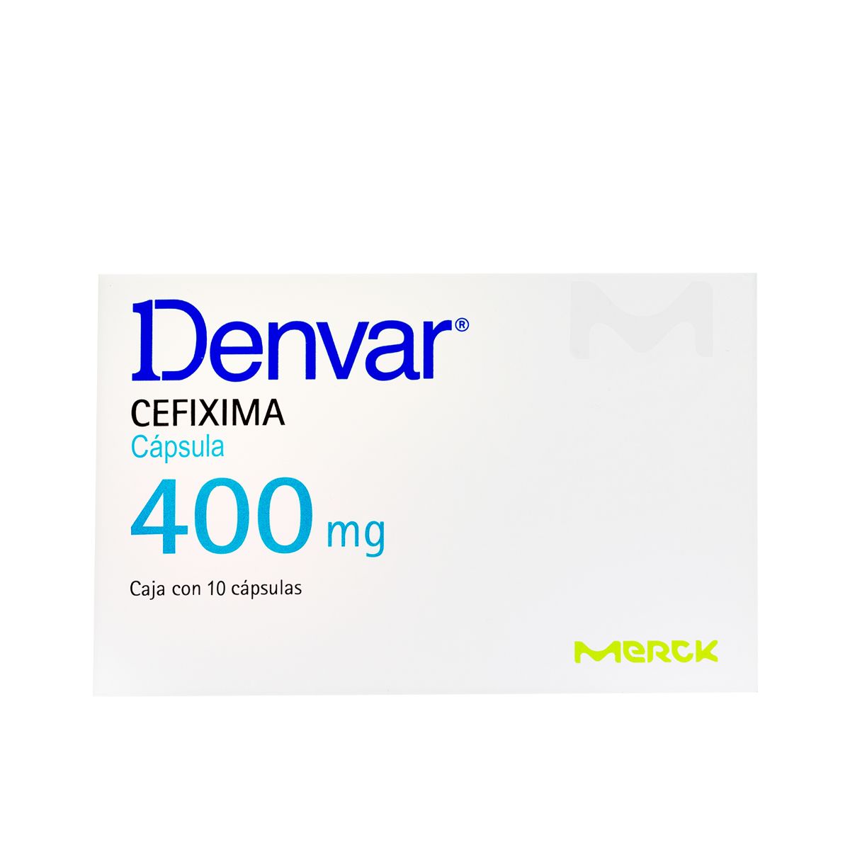 DENVAR 400 MG 10 CAPS