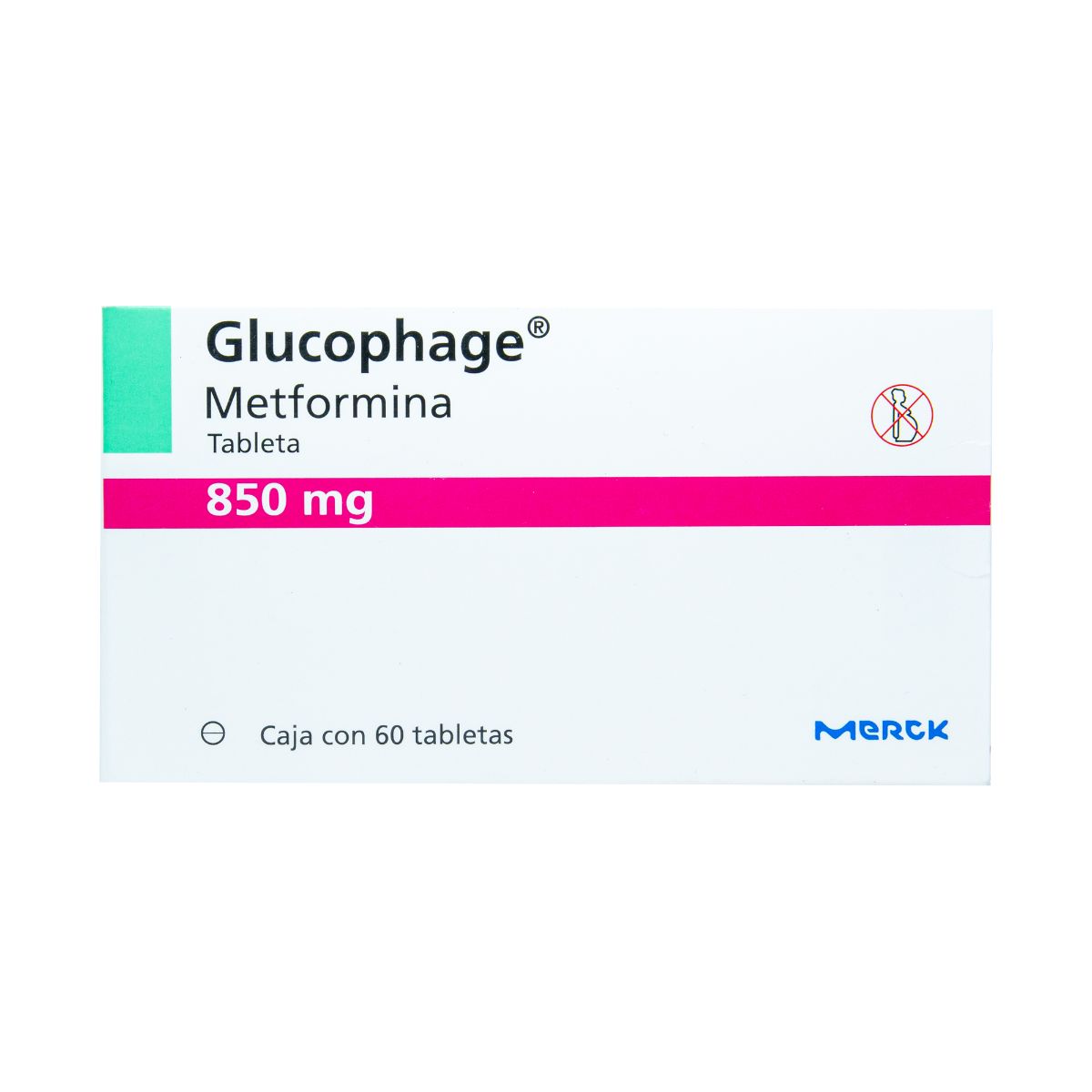 GLUCOPHAGE 850 MG 60 TAB
