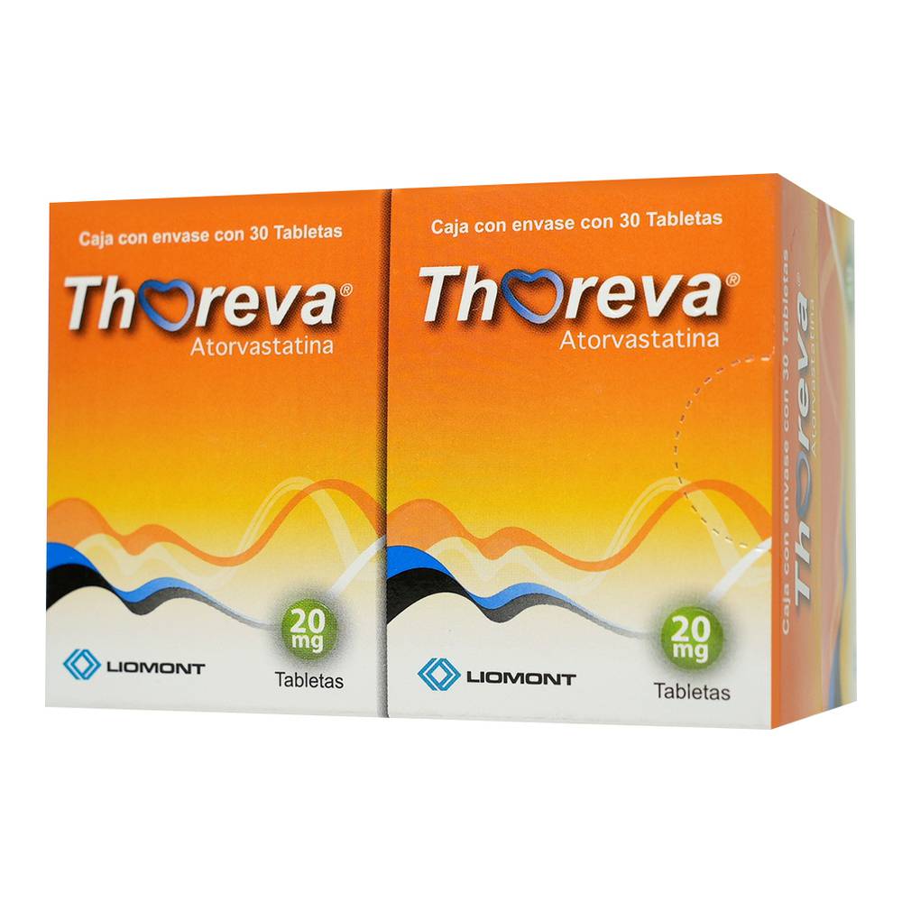 THOREVA 20 MG 60 TAB