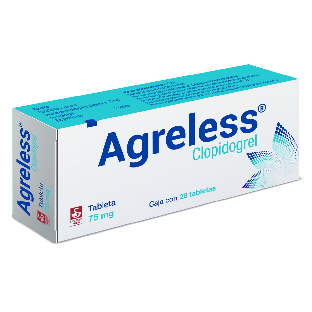 AGRELESS 75 MG 28 TAB