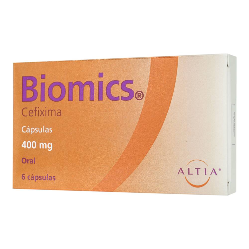 BIOMICS 400 MG 6 CAPS