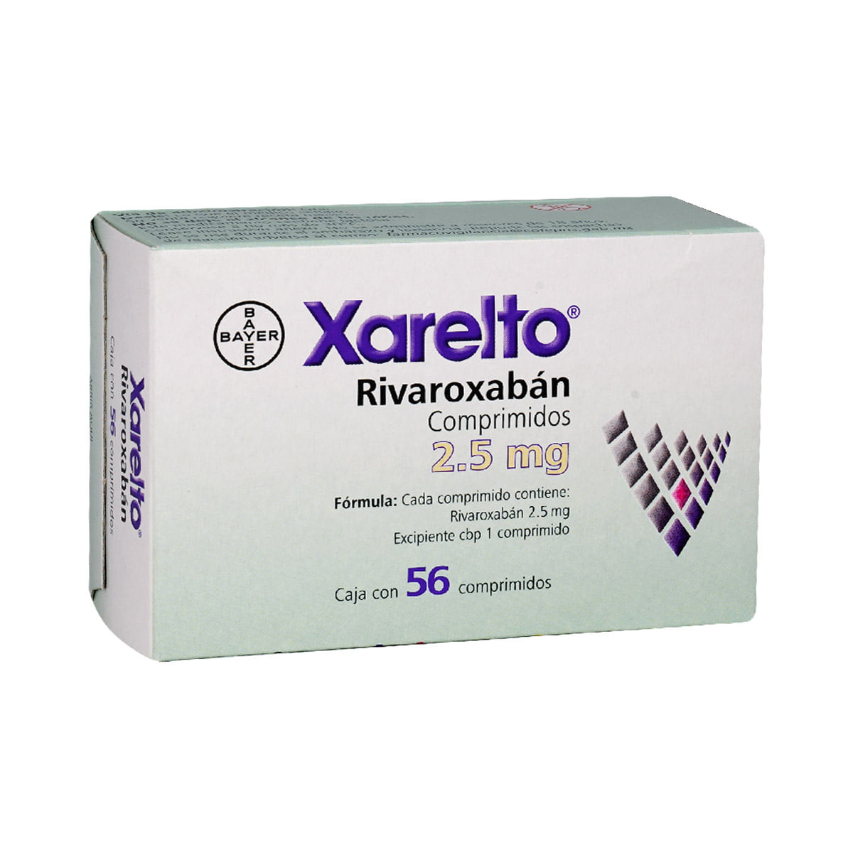 XARELTO 2.5 MG 56 CPR