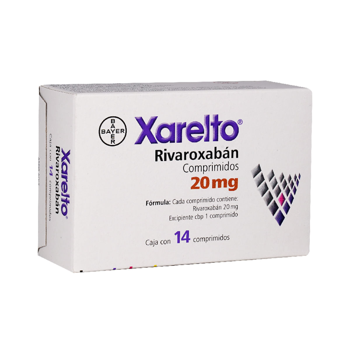 XARELTO 20 MG 14 CPR
