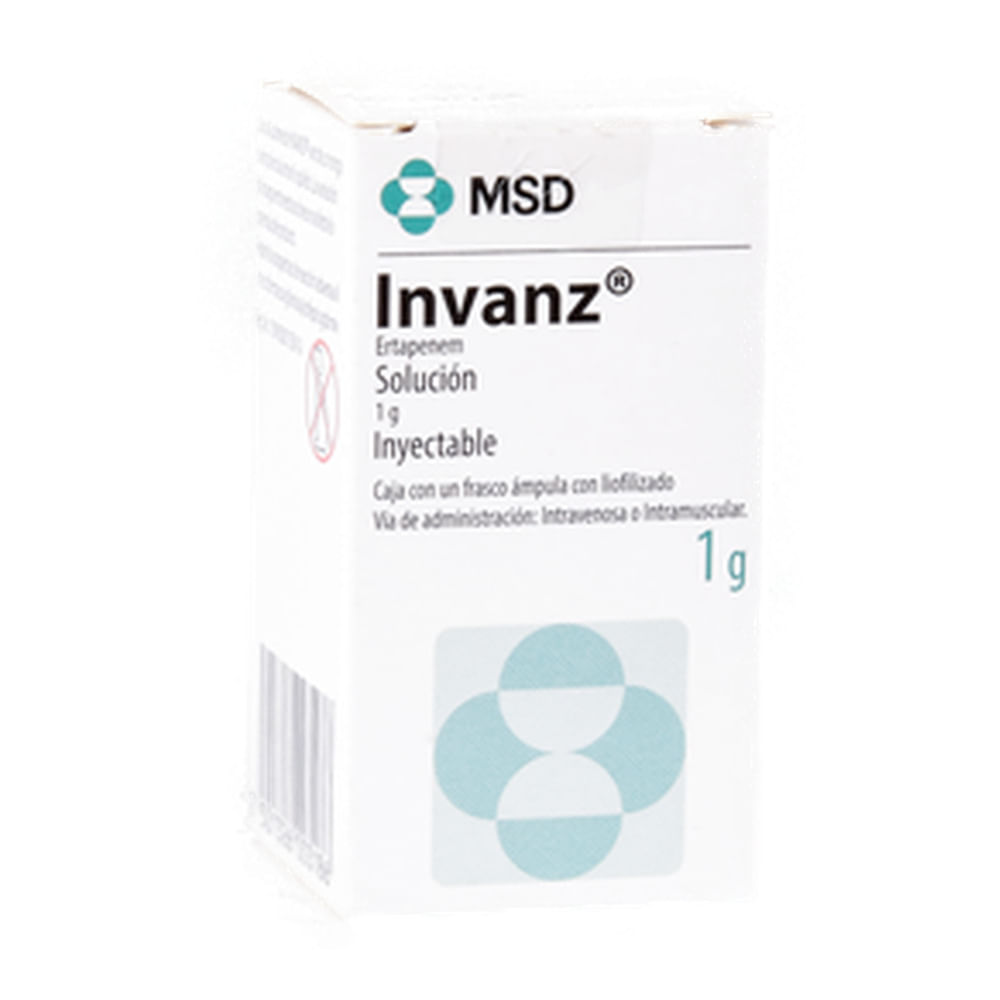 INVANZ 1 G SOL INY F.A.
