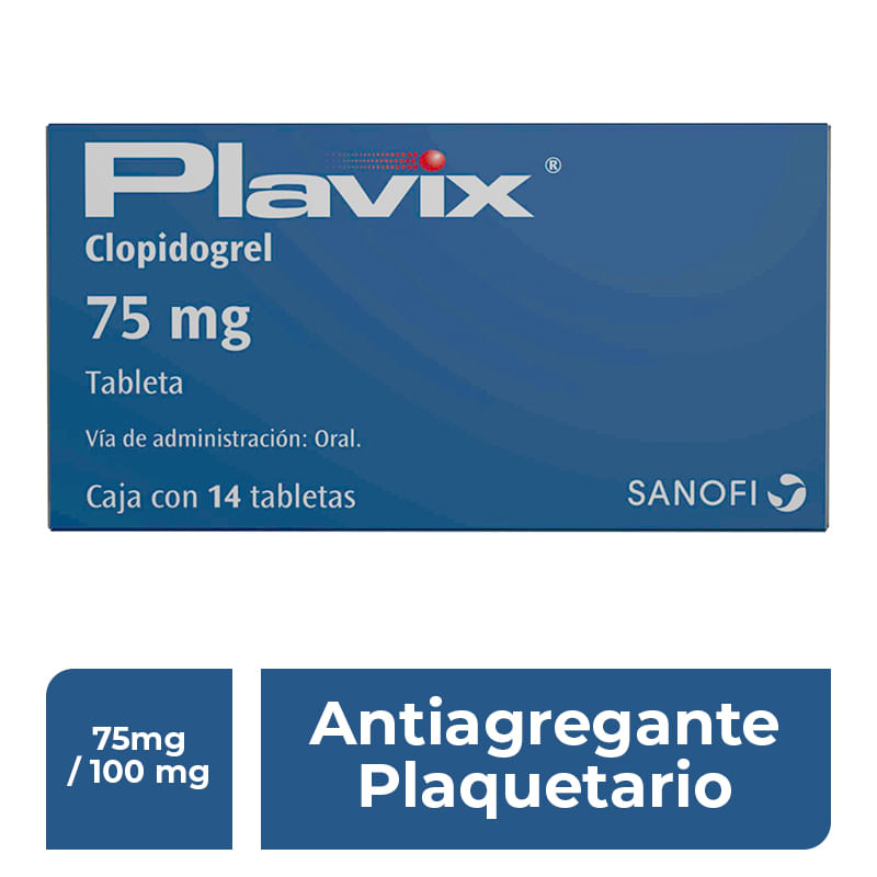 PLAVIX 75 MG 14 GRAG