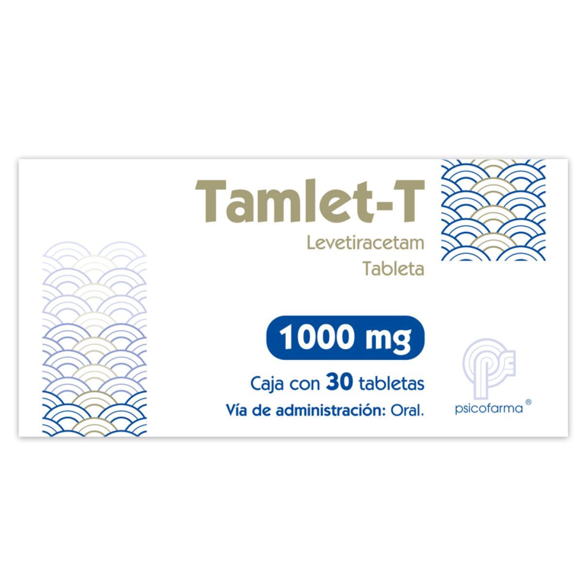 Tamlet-T 1000 mg 30 Tabletas