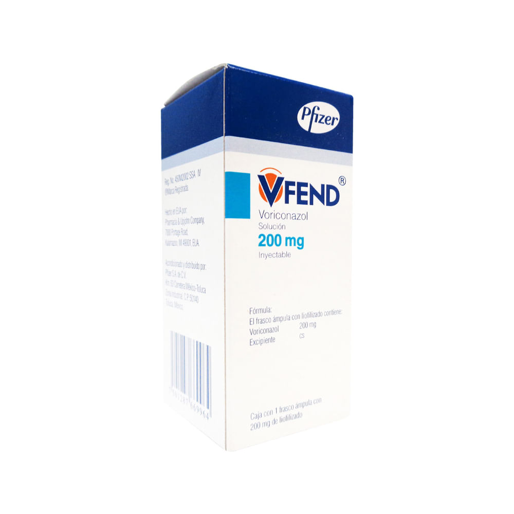 Voriconazol 200 Mg Solución Inyectable Frasco Ámpula Farm Hispa