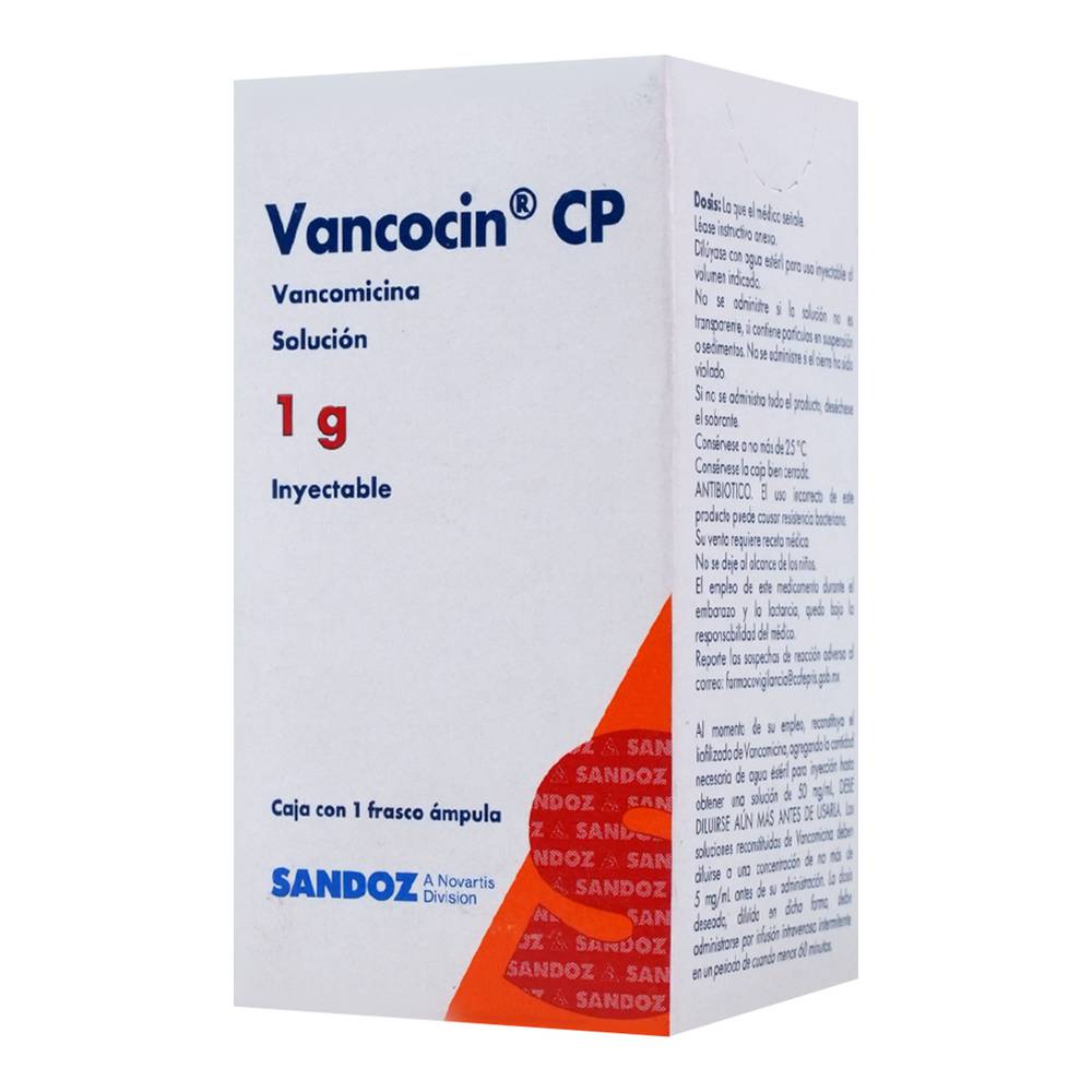VANCOCIN-CP 1 G SOL INY