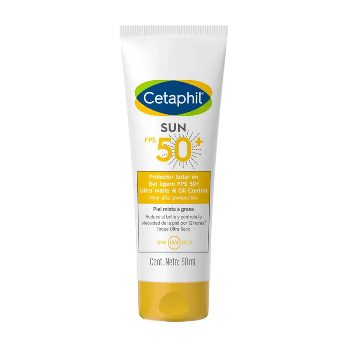 Cetaphil Sun Fps50+ Envase Con Protector Solar En Gel Oil De 50ml