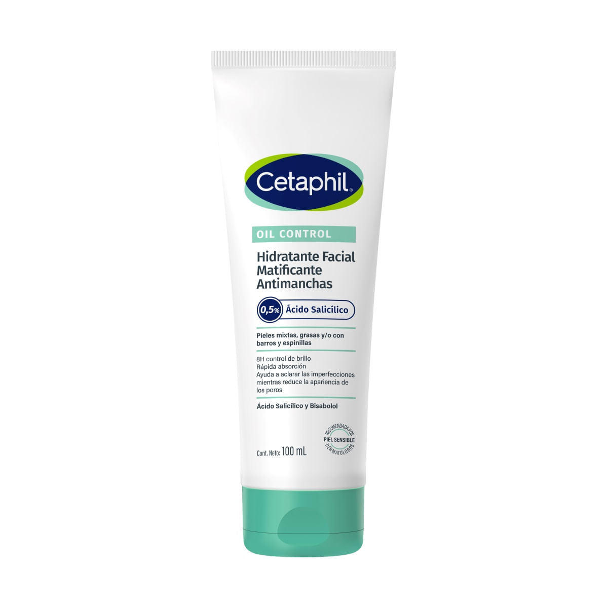 Cetaphil Oil Control Hidratante Facial Con 5 % Matificante Antimanchas De 100 ml