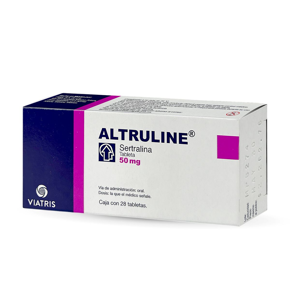 Altruline Sertralina Caja Con 28 Tabletas De 50 mg