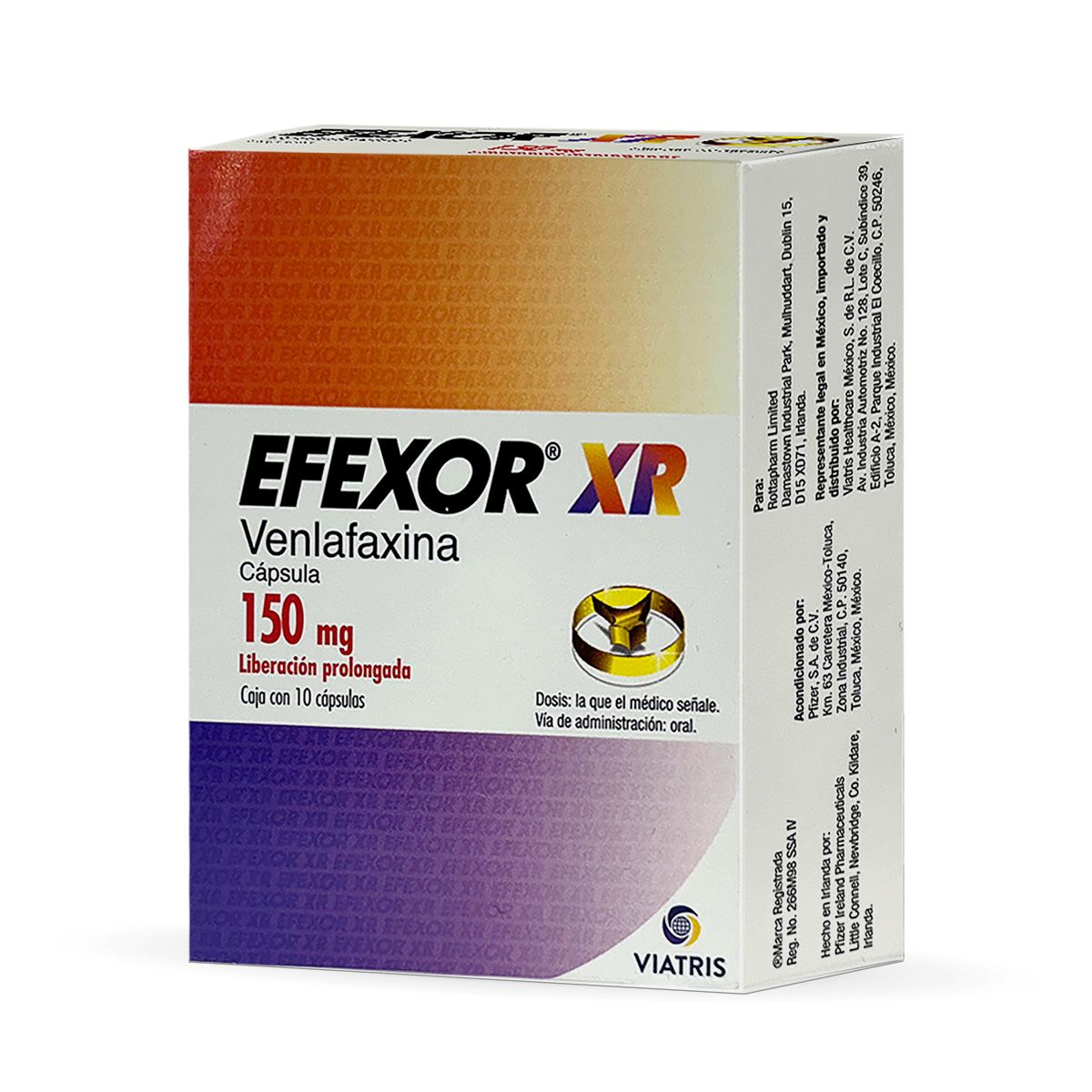 EFEXOR-XR 150 MG 10 CAPS