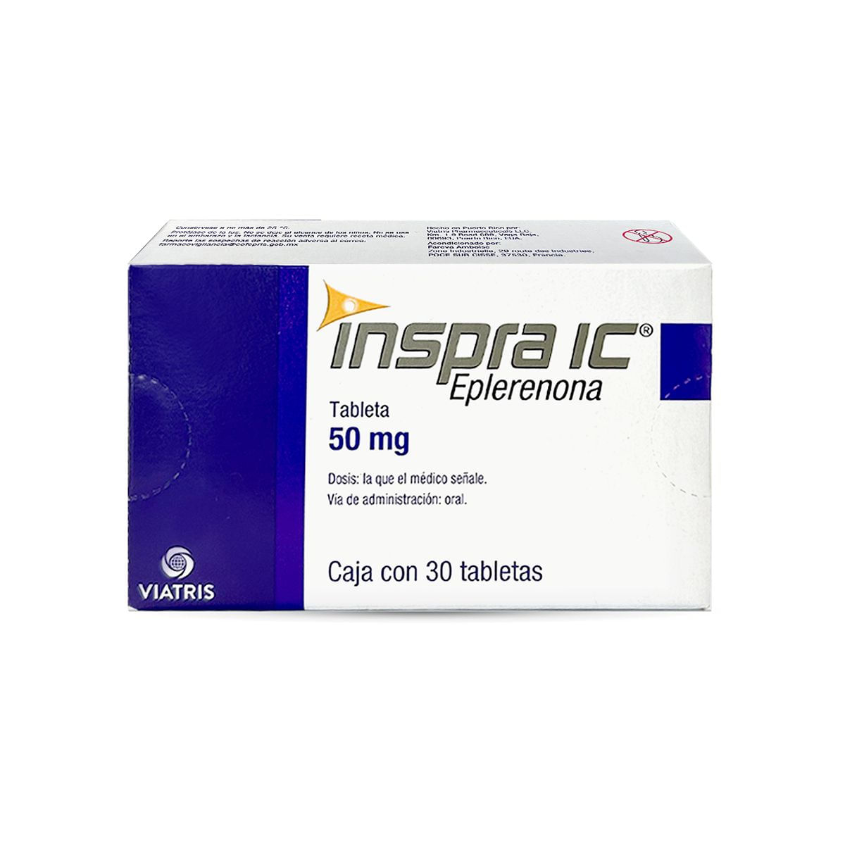 INSPRA IC 50 MG 30 TAB N